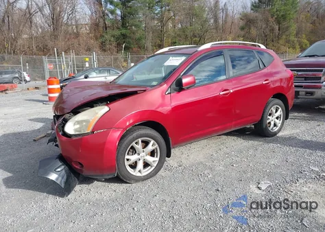 2008 Nissan Rogue Sl z USA, uszkodzony, nr VIN JN8AS58V98W124910